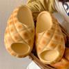 Creative Pineapple Bread Slippers Women's Summer Feet Feeling Soft Thick Sole Anti Slip Home Cool Slippers Ins