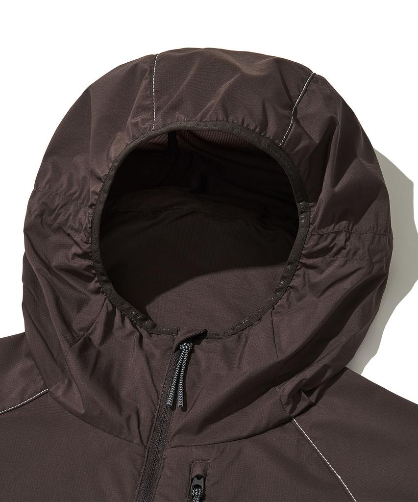 Welter Experiment Airback Pertex Light Windbreaker Jacket_Brown