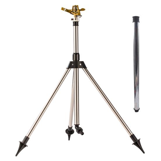 Ударный дождеватель на треноге с регулируемым вращением на 360 градусов, большой охват площади полива двора