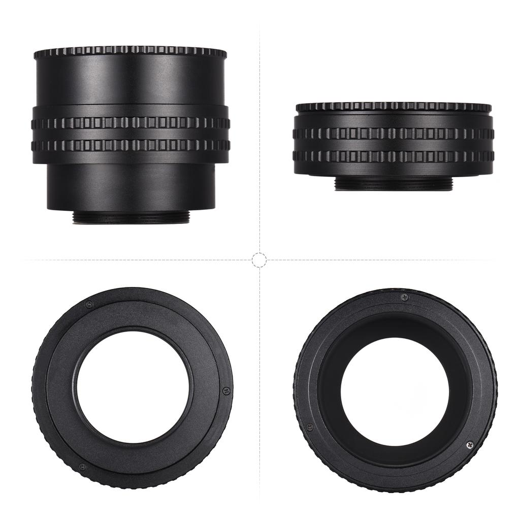 Lens Adapter for M52 M42 17 31mm Helicoid Macro Extension Tube with Aluminum Alloy Construction for Macro Photography