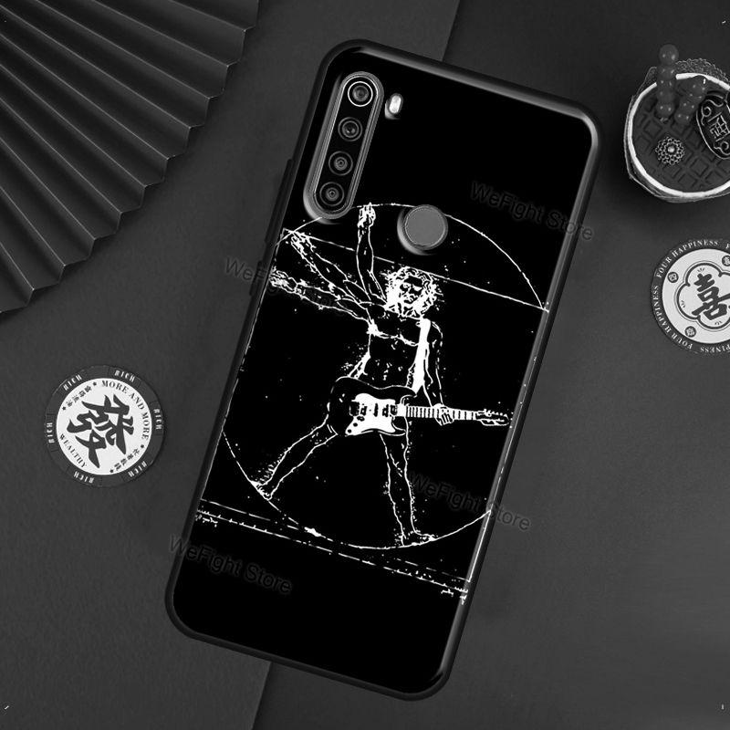 Rock Roll Skull Case For Xiaomi Redmi Note 11 Pro 8 9 10 Pro 9S 10S Cover For Redmi 10 9 9A 9C 9T Coque