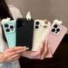 Корея Милый горошек Мягкий чехол для телефона для iPhone 17 16 15 14 13 12 Pro Max Plus X Милый 3D мультяшный кот Ударопрочный чехол