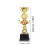 New Gold Gold Trophy Awards Plastic School Rewarding Supply Award Cup Crown Prize Cup Sports Winner
