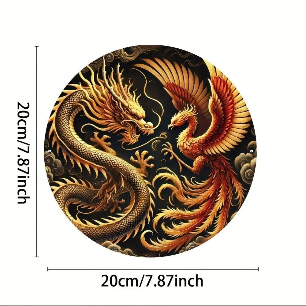 Плоская 2D металлическая настенная табличка