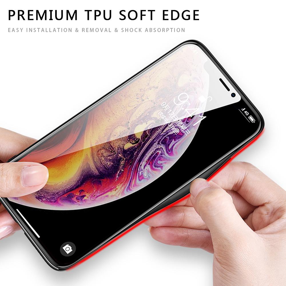 Чехол для телефона из закаленного стекла для iPhone 11 12 13 14 15 16 17 Redmi 10 12 14C Note10 Note14 Xiaomi 11Lite PocoC75 Мягкий край Ударопрочный Гладкий чехол
