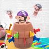 Funny Jumping Pirate Barrel Game Toy Tricky Toy Adult Kids Party Game