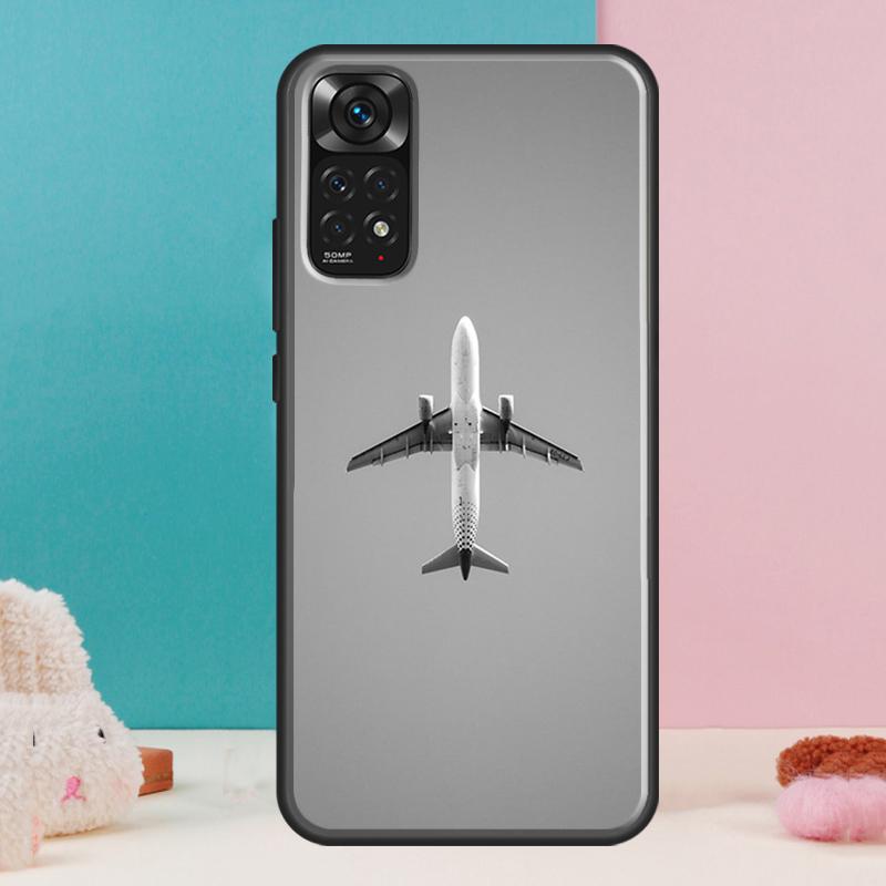 Кейс для телефона Xiaomi Redmi Note 12 11 10 9 8 Pro 9S 10S 11S 12S Redmi 12C 9A 9C 10A 10C с рисунком самолета, для полетов и путешествий, Чехол