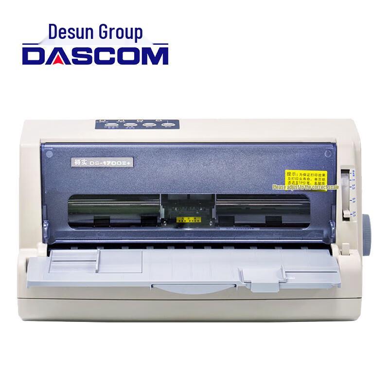 Dascom DS-1700II+ Flatbed Dot Matrix Printer CN plug (adapter included)