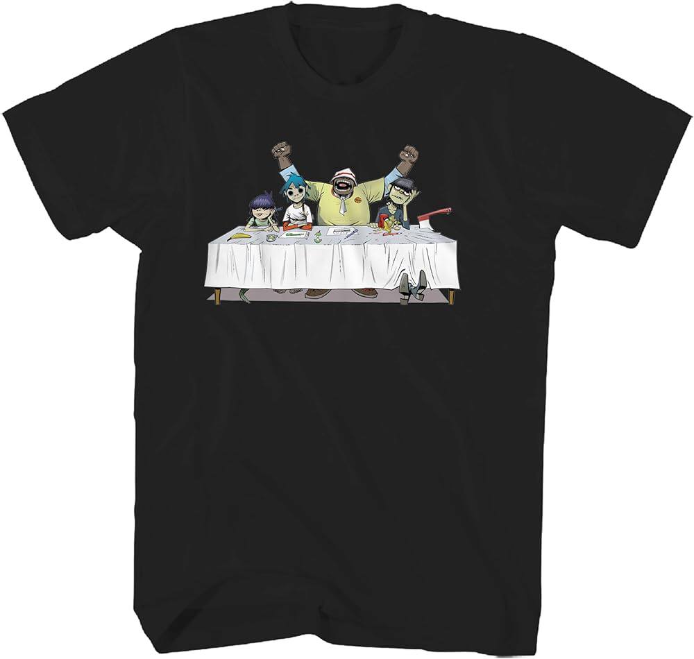 Gorillaz A British Virtual Band Is A Street Urchin Casual Tshirt Luxury Band Brand for Both Men and Women