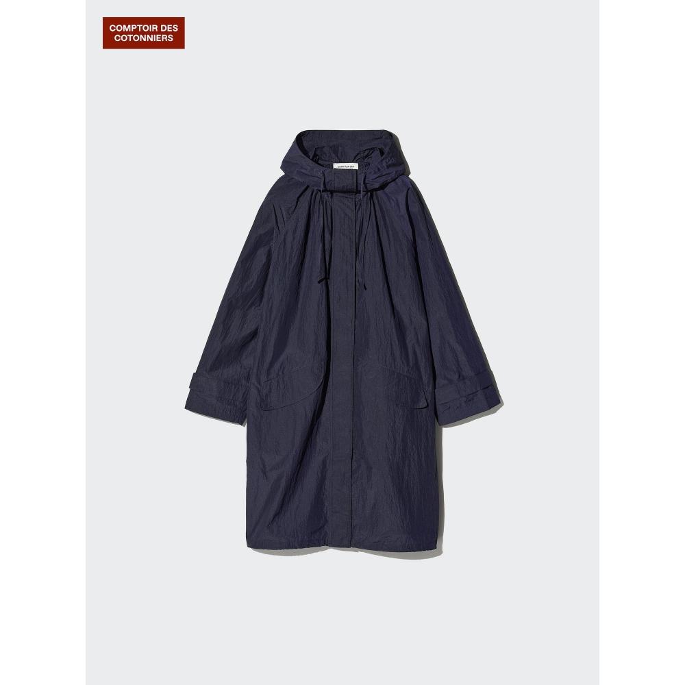 Uniqlo Японский утилитарный объемный длинный пальто