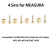 MEROCA 4/10/20set Mountain Bike oil needle Hydraulic brake olive head For SHIMANO BH90 BH59 SRAM MAGURA TEKTRO Cycling parts