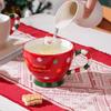 Christmas Coffee Mug Cartoon Ceramic Cup Creative Gift for Breakfast Xmas Holiday
