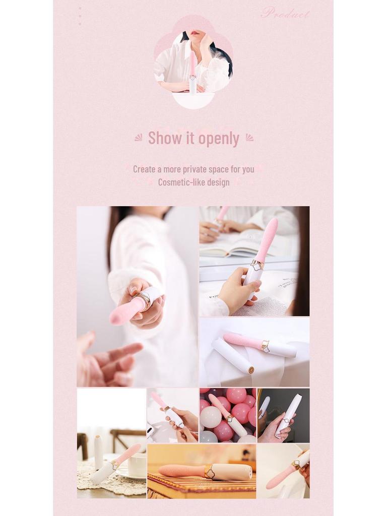 Вибратор для блеска для губ Miji: Набор из женской массажной палочки и ручного мастурбатора (100 шт.)