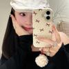 Чехол для мобильного телефона Ins Girl Красный в горошек с бантом для Apple 16promax для iPhone13 Новый стиль 12/15