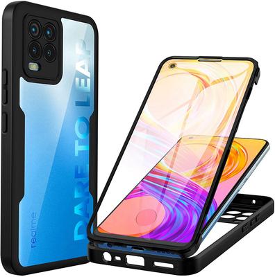 Встроенная защита экрана на 360 градусов Realme 8 Realme8 Pro Realme8i 8i 4G Пыленепроницаемый противоударный тонкий бампер с защитой от царапин Защитный чехол