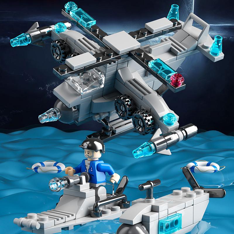 Building Blocks SWAT Educational Toys 6 IN 1 City Series Blocks Toys for Boys Gifts for Kids