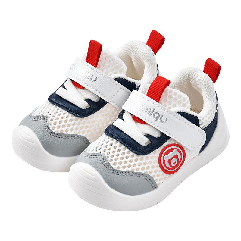 Детские нескользящие сандалии с мягкой сетчатой подошвой для мальчиков и девочек, летняя обувь для малышей, 0-1-2 года