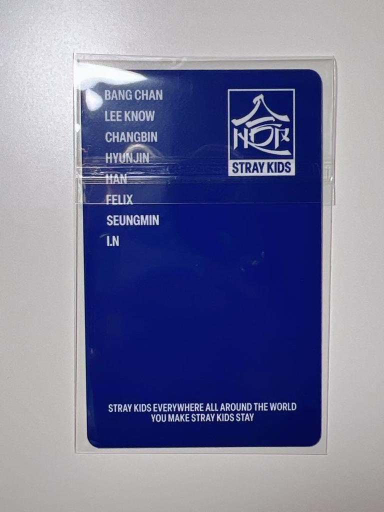 [Б/У] Stray Kids Felix JYPSHOP HOP Memo коллекционная карточка