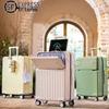 20-дюймовый расширяемый многофункциональный перезаряжаемый чемодан с универсальными колесами и кодовым замком для мужчин и женщин