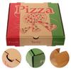 10pcs Pizza Storage Boxes 7in Foldable Paper Pizza Box for Delivery Keep Your Pie Fresh Convenient Storage Solution for Pizza