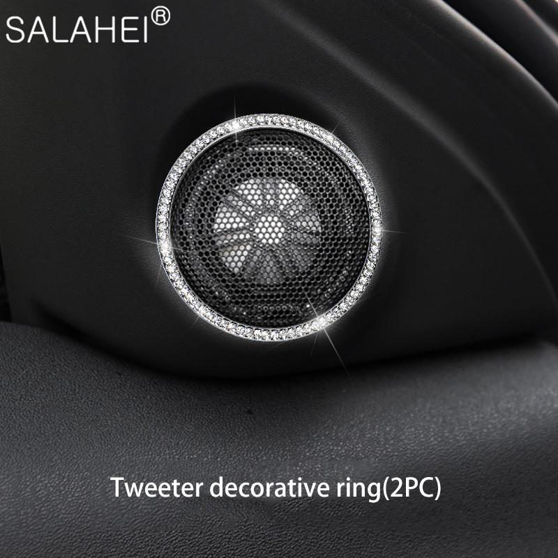 Автомобильные хрустальные стразы, внутренняя наклейка на руль, мультимедийные ручки для Land Rover Range Rover Evoque 2014-2018