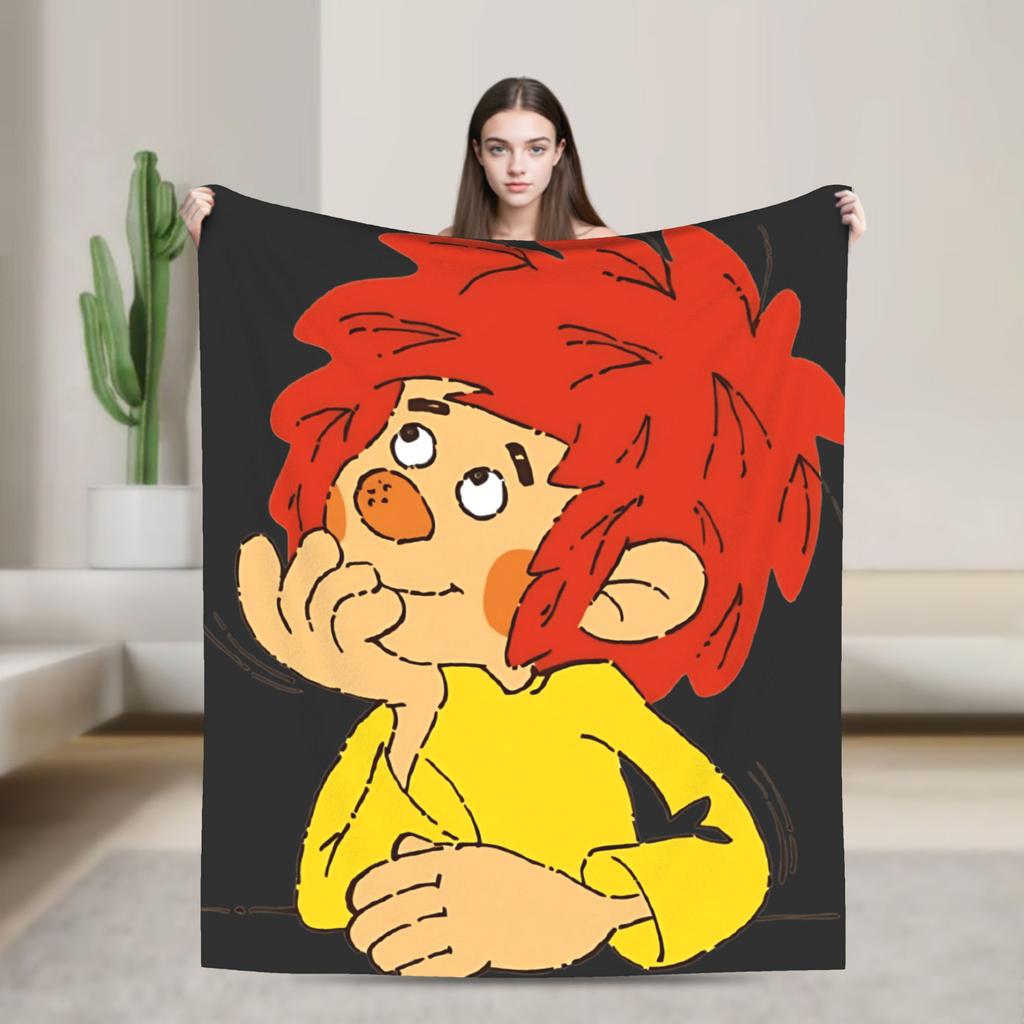Теплое Мягкое Одеяло Детское Взрослое Декоративное P-Pumuckl Плед Дождливая Фланелевая Постельная Покрывало Для Гостиной Новинка Чехол На Диван-Кровать