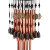 Outdoor Indoor Metalen Buis Wind Chime Met Koperen Bel Grote Windchimes Voor Patio Tuin Terras Decoratie 80Cm Premium