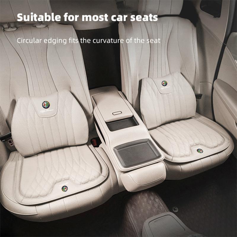Car Dedicated Seat Cover Memory Sponge Lumbar Support For Alfa Romeo Giulia Stelvio Giulietta 156 159 147 Tonale Brera DiscoTM6