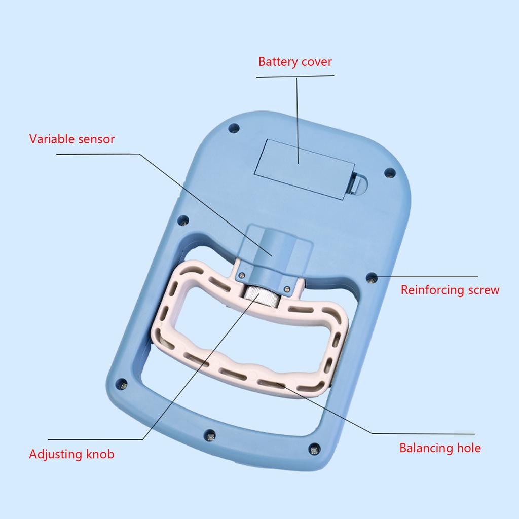 Portable Grip Strength Tester Digital Dynamometer for Hand Measurement Meter Auto Capturing Electronic Forearm Finger