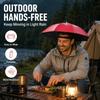 Зонт-шляпа Hands Free, складной, водонепроницаемый, головной козырек от солнца для рыбалки, садоводства, пеших прогулок, путешествий и использования в дождливую погоду