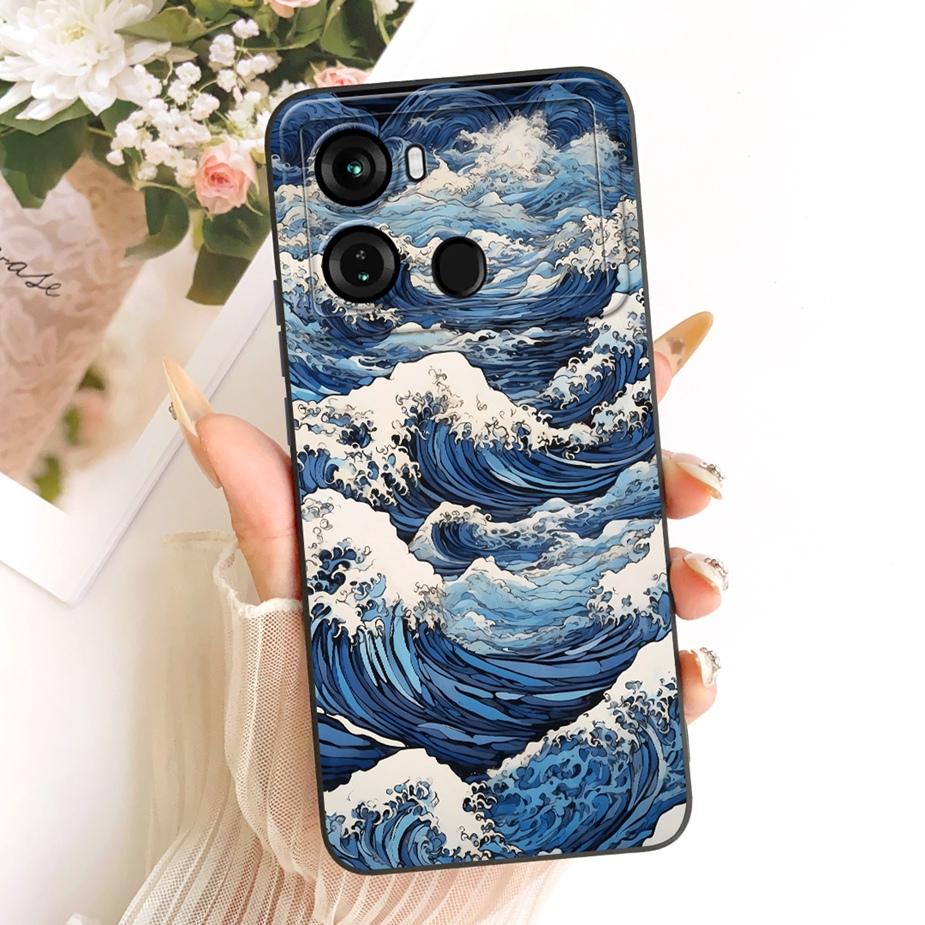 Чехол для Itel P40 Plus P683L Милый Мультяшный Кролик Мягкий Силиконовый Чехол для Телефона Для Itel P40 P 40 ItelP40 P40+ Задняя Крышка Fundas