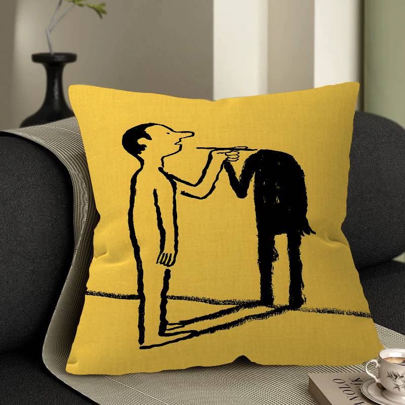 JJean Art Jullien pillow cover sofa cushion cover home room decoration children gift