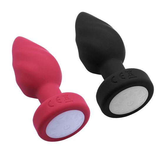 Glow-in-the-Dark Anal Vibrator with 10 Vibration Modes Night-Light Anal Masturbator Massager Adult Novelty Sex Toy