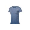 Comfortable Breathable Round Neck Dopamine Short Sleeve T-Shirt Women Tops Blue 928951-494