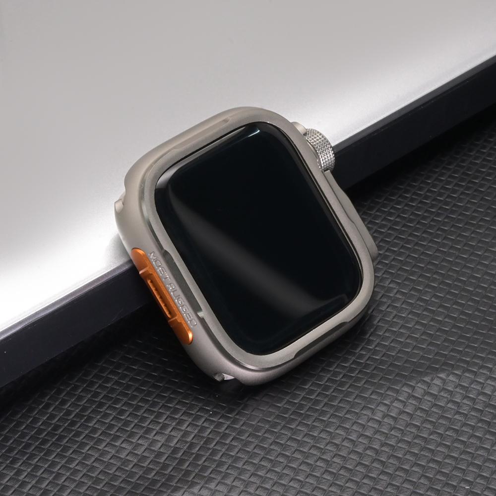 Металлический корпус для Apple Watch Ultra 3 2 1 49мм 46мм 45мм 44мм Защитная крышка-чехол из сплава для iwatch Серии 11 10 9 8 7 6 5 SE3