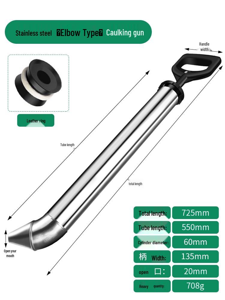 Нержавеющая сталь Цементный раствор Шприц-пистолет для герметизации и затирки для дверей и окон