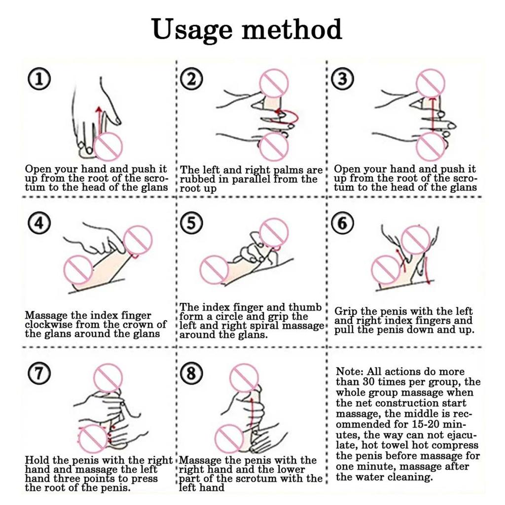 Men's Private Massage Oil Care Oil Men's External Delayed Massage Oil Adult Oil Couple Oil 30ml