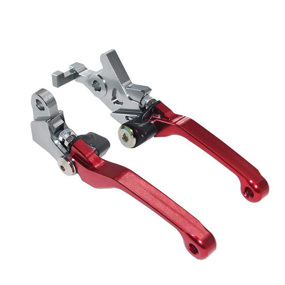 Pair Motorcycle Red Pivot Clutch Brake Lever For Honda CRF250L CRF300L 2012-2021