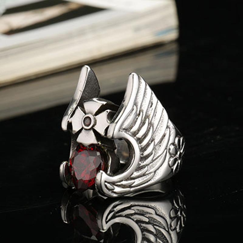 Мужской панк-индивидуальный узор из титановых стальных колец Кольцо Тора