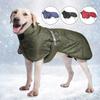Dog Jacket with Tow Ring Reflective Strip Abdomen Tightened Soft Comfortable Windproof Thickened