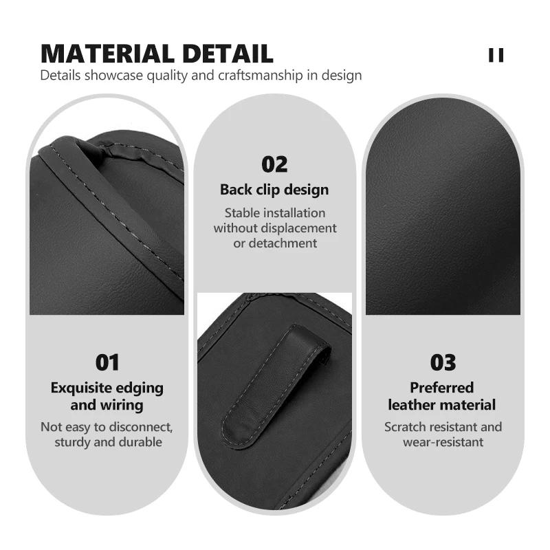 POOR1 Car Seat Cup Holder Storage Box Side Trash Can Storage Bucket For Citroen C5 C1 C2 C6 C4L DS3 DS4 DS5 C-Elysee Grand Berlingo