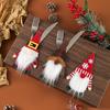 Claus Santa Cartoon Felt And Fork Covers For Christmas Decoration Room