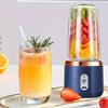 Portable Fruit Juice Blenders Summer Personal Electric Mini Bottle Home USB 6 Blades Juicer Cup Machine For Kitchen