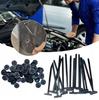 Car cable ties, clips, pins, mounting clips for covers, 200 pcs