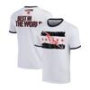 Мужская белая черная футболка-рингер CM Punk Best In The World с 3D-печатью, спортивная, быстросохнущая, с коротким рукавом, повседневная футболка