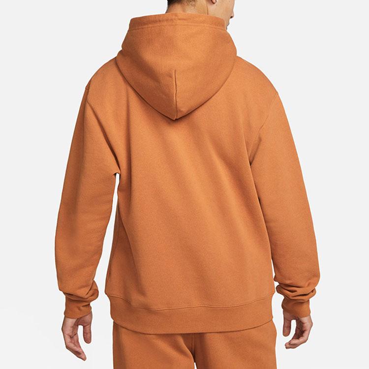 Jordan SS22 Толстовка с длинным рукавом и принтом логотипа Мужские топы Коричневый Желтый DA9817-241