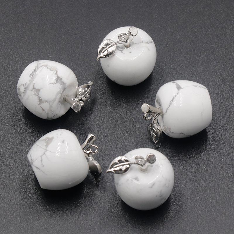 Натуральный Кристалл Агат Полудрагоценный Камень Аметист Подвеска Яблоко Рождественский Подарок