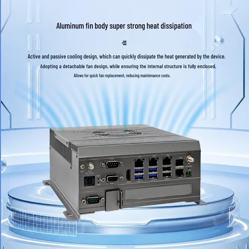 Embedded Fanless Industrial Mini PC Workstation (CN version)