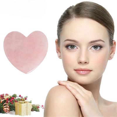 Порошковый кристалл в форме сердца, доска гуаша, массажный инструмент для лица, спа-терапия, массажер, гуашь, антистресс, скребковая доска для тела