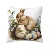 Пасхальный Заяц Яйцо Наволочка Милое Животное Модная Наволочка Для Дивана Спальни Домашний Декор Чехол На Подушку Мягкие Наволочки Подарок